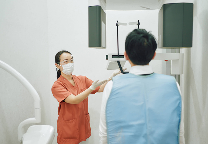 歯科用CTによる精密な検査を実施